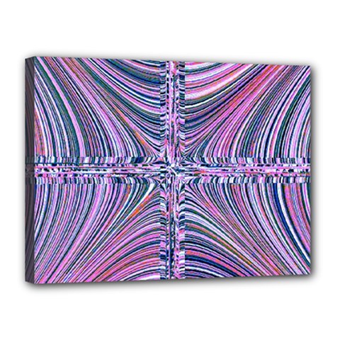 Electric Field Art Ix Canvas 16  X 12  (stretched) by okhismakingart