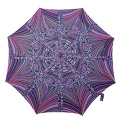 Electric Field Art Ix Hook Handle Umbrellas (medium) by okhismakingart