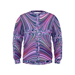 Electric Field Art Ix Kids  Sweatshirt by okhismakingart