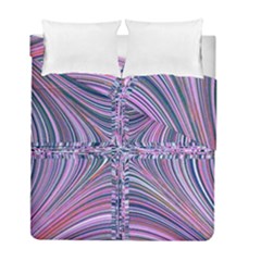 Electric Field Art Ix Duvet Cover Double Side (full/ Double Size) by okhismakingart