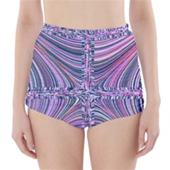 Electric Field Art Ix High-waisted Bikini Bottoms by okhismakingart