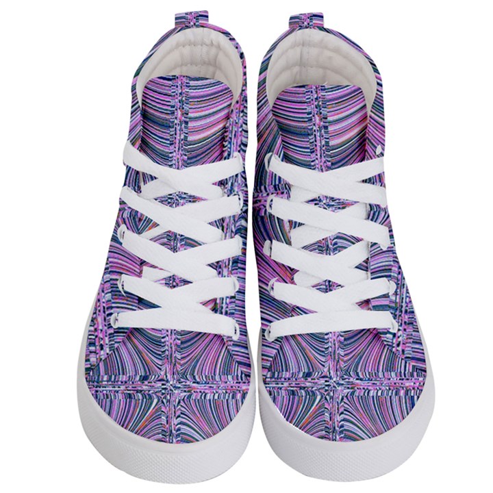 Electric Field Art IX Kids  Hi-Top Skate Sneakers