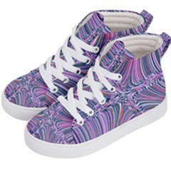 Electric Field Art Ix Kids  Hi-top Skate Sneakers by okhismakingart