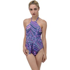 Electric Field Art Ix Go With The Flow One Piece Swimsuit