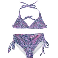 Electric Field Art Ix Kids  Classic Bikini Set