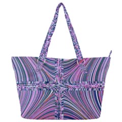 Electric Field Art Ix Full Print Shoulder Bag