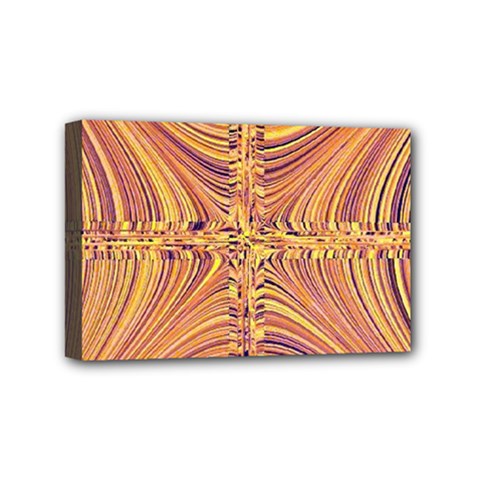 Electric Field Art X Mini Canvas 6  X 4  (stretched) by okhismakingart