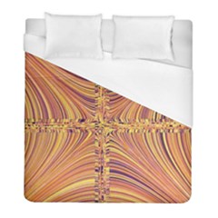 Electric Field Art X Duvet Cover (full/ Double Size) by okhismakingart