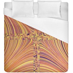 Electric Field Art X Duvet Cover (king Size) by okhismakingart