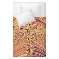 Electric Field Art X Duvet Cover Double Side (single Size) by okhismakingart