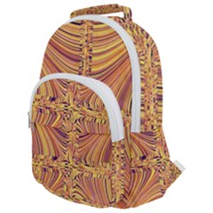 Electric Field Art X Rounded Multi Pocket Backpack