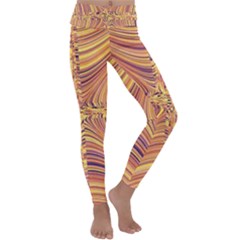 Electric Field Art X Kids  Lightweight Velour Classic Yoga Leggings