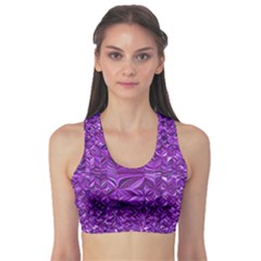 Electric Field Art Xi Sports Bra by okhismakingart