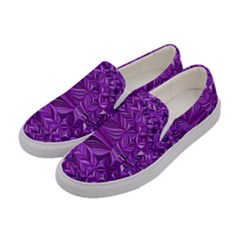 Electric Field Art Xi Women s Canvas Slip Ons by okhismakingart