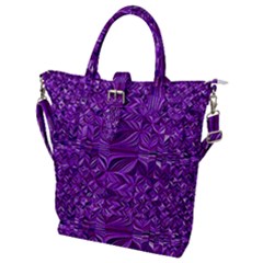 Electric Field Art Xi Buckle Top Tote Bag