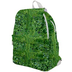 Electric Field Art Xii Top Flap Backpack by okhismakingart