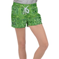 Electric Field Art Xii Women s Velour Lounge Shorts