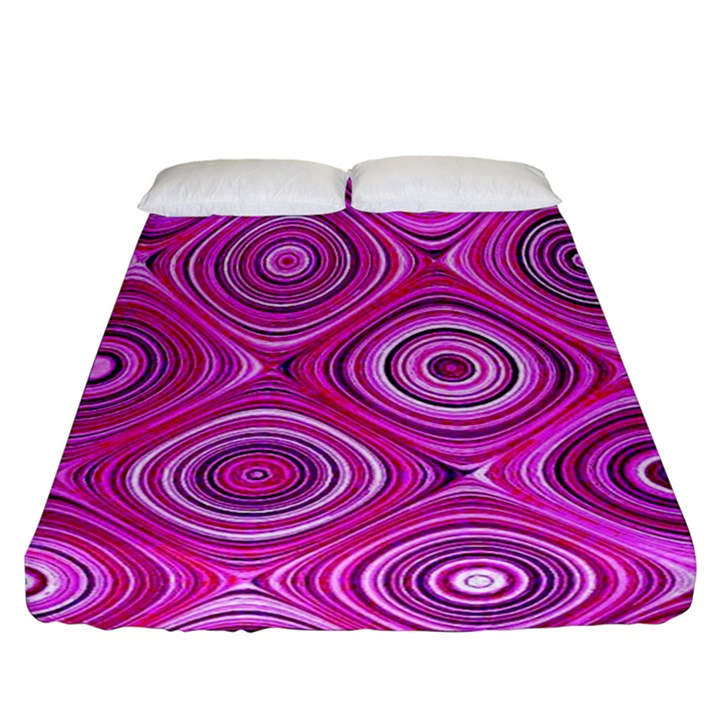 Electric Field Art XIII Fitted Sheet (California King Size)