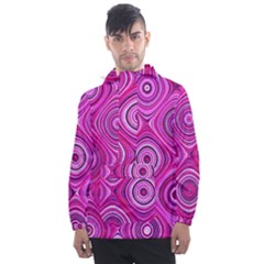 Electric Field Art Xiii Men s Front Pocket Pullover Windbreaker