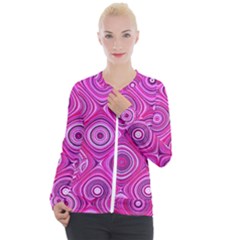 Electric Field Art Xiii Casual Zip Up Jacket