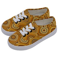 Electric Field Art Xiv Kids  Classic Low Top Sneakers by okhismakingart