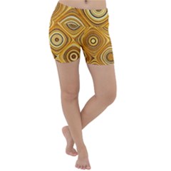 Electric Field Art Xiv Lightweight Velour Yoga Shorts