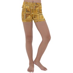 Electric Field Art Xv Kids  Lightweight Velour Yoga Shorts