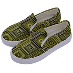 Electric Field Art Xvi Kids  Canvas Slip Ons by okhismakingart