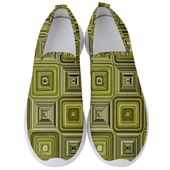 Electric Field Art Xvi Men s Slip On Sneakers by okhismakingart