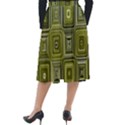 Electric Field Art XVI Classic Velour Midi Skirt  View2