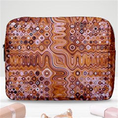 Electric Field Art Xviii Make Up Pouch (large) by okhismakingart