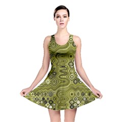 Electric Field Art Xix Reversible Skater Dress by okhismakingart