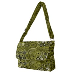 Electric Field Art Xix Full Print Messenger Bag by okhismakingart