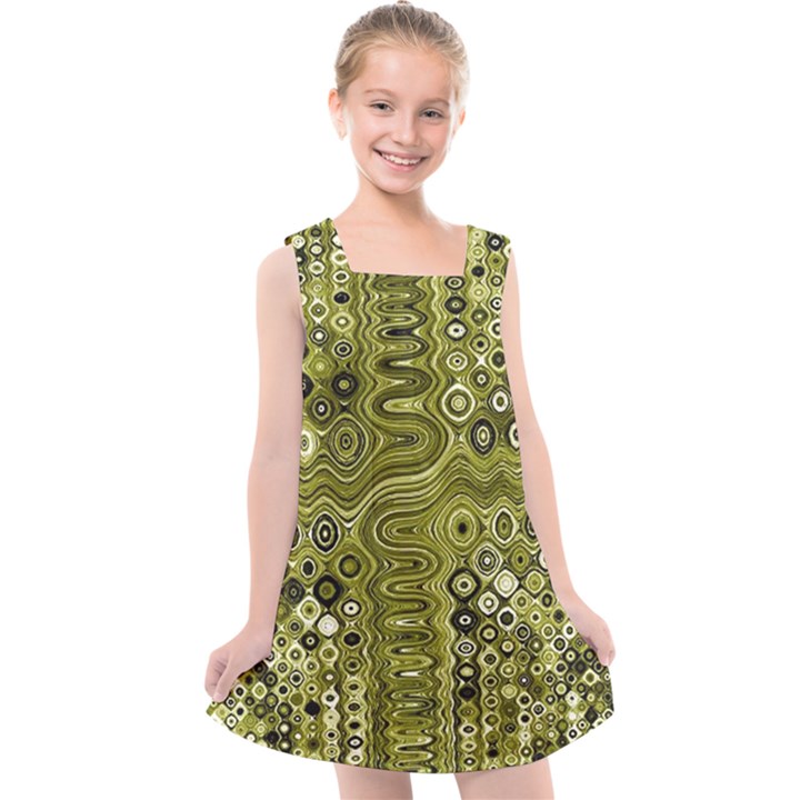 Electric Field Art XIX Kids  Cross Back Dress