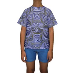 Electric Field Art Xx Kids  Short Sleeve Swimwear by okhismakingart