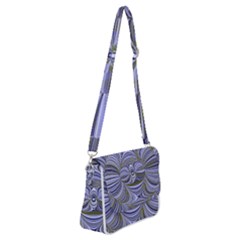 Electric Field Art Xx Shoulder Bag With Back Zipper