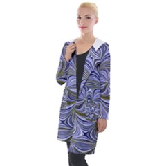 Electric Field Art Xx Hooded Pocket Cardigan by okhismakingart