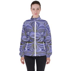 Electric Field Art Xx Women s High Neck Windbreaker by okhismakingart