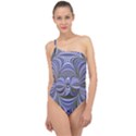 Electric Field Art XX Classic One Shoulder Swimsuit View1