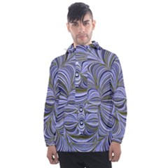 Electric Field Art Xx Men s Front Pocket Pullover Windbreaker