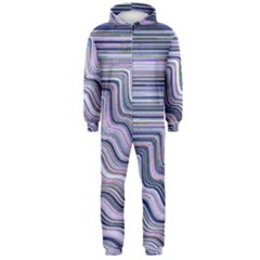 Electric Field Art Xxi Hooded Jumpsuit (men)  by okhismakingart