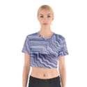 Electric Field Art XXI Cotton Crop Top View1