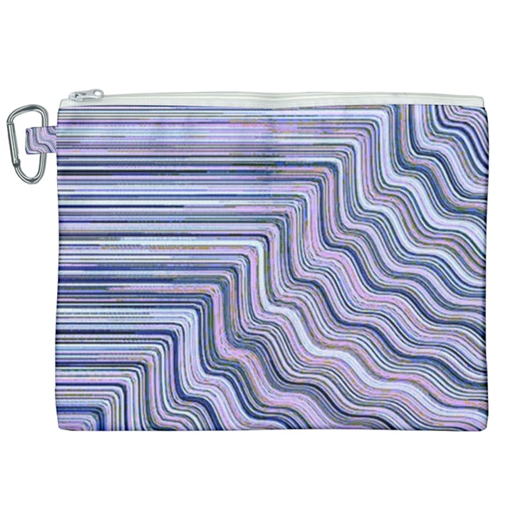 Electric Field Art XXI Canvas Cosmetic Bag (XXL)