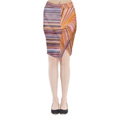 Electric Field Art Xxii Midi Wrap Pencil Skirt by okhismakingart