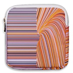 Electric Field Art Xxii Mini Square Pouch by okhismakingart