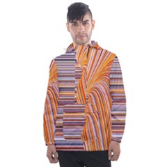 Electric Field Art Xxii Men s Front Pocket Pullover Windbreaker