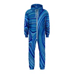 Electric Field Art Xxiii Hooded Jumpsuit (kids)