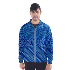 Electric Field Art Xxiii Men s Windbreaker by okhismakingart