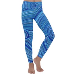 Electric Field Art Xxiii Kids  Lightweight Velour Classic Yoga Leggings by okhismakingart