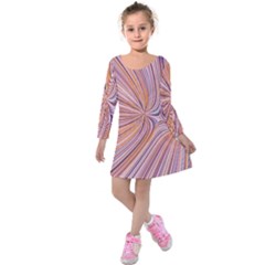 Electric Field Art Xxiv Kids  Long Sleeve Velvet Dress by okhismakingart